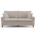 Sofá Living 2 Lugares 160cm com Almofadas Veras D05 Boucle Bege - Mpozenato