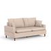 Sofá Living 2 Lugares 160cm com Almofadas Veras D05 Linho Bege - Mpozenato