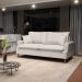 Sofá Living 2 Lugares 160cm com Almofadas Veras D05 Linho Cru - Mpozenato