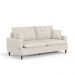 Sofá Living 2 Lugares 160cm com Almofadas Veras D05 Linho Cru - Mpozenato