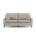 Sofá Living 3 Lugares 180cm com Almofadas Veras D05 Linho Bege - Mpozenato