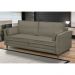 Sofá Living 3 Lugares 200cm Pés Madeira Efraim F05 Veludo Castor - Mpozenato