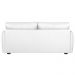 Sofá Living 3 Lugares Sala de Estar 220cm Virtus L07 Couro Branco - Mpozenato