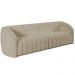 Sofá Living Decorativo 3 Lugares 252cm Meris M22 Bouclê Bege - Mpozenato