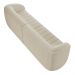 Sofá Living Decorativo 3 Lugares 252cm Meris M22 Bouclê Cru - Mpozenato