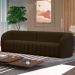 Sofá Living Decorativo 3 Lugares 292cm Meris M22 Veludo Marrom - Mpozenato