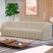 Sofá Living Decorativo 4 Lugares 332cm Meris M22 Bouclê Bege - Mpozenato