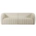 Sofá Living Decorativo 4 Lugares 332cm Meris M22 Bouclê Cru - Mpozenato