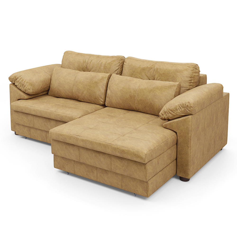 Sofá Retrátil 2 Lugares Para Sala 175cm Dijon Couro Bege S07 - Mpozenato