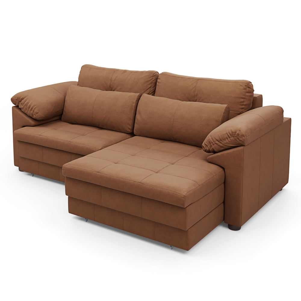 Sofá Retrátil 2 Lugares Para Sala 175cm Dijon Couro Mel S07 - Mpozenato