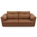 Sofá Retrátil 2 Lugares Para Sala 175cm Dijon Couro Mel S07 - Mpozenato