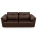 Sofá Retrátil 3 Lugares Para Sala 250cm Dijon Couro Caramelo S07 - Mpozenato