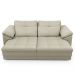 Sofá Retrátil 3 Lugares Para Sala 250cm Dijon Couro Creme S07 - Mpozenato