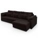 Sofá Retrátil 3 Lugares Para Sala 257cm Dijon Couro Bordô S07 - Mpozenato