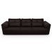 Sofá Retrátil 3 Lugares Para Sala 257cm Dijon Couro Bordô S07 - Mpozenato