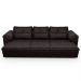 Sofá Retrátil 3 Lugares Para Sala 257cm Dijon Couro Bordô S07 - Mpozenato