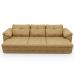 Sofá Retrátil 4 Lugares Para Sala 332cm Dijon Couro Bege S07 - Mpozenato