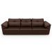 Sofá Retrátil 4 Lugares Para Sala 332cm Dijon Couro Caramelo S07 - Mpozenato