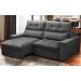 Sofá Retrátil Reclinável 3 Lugares 210cm Damy F05 Veludo Grafite - Mpozenato