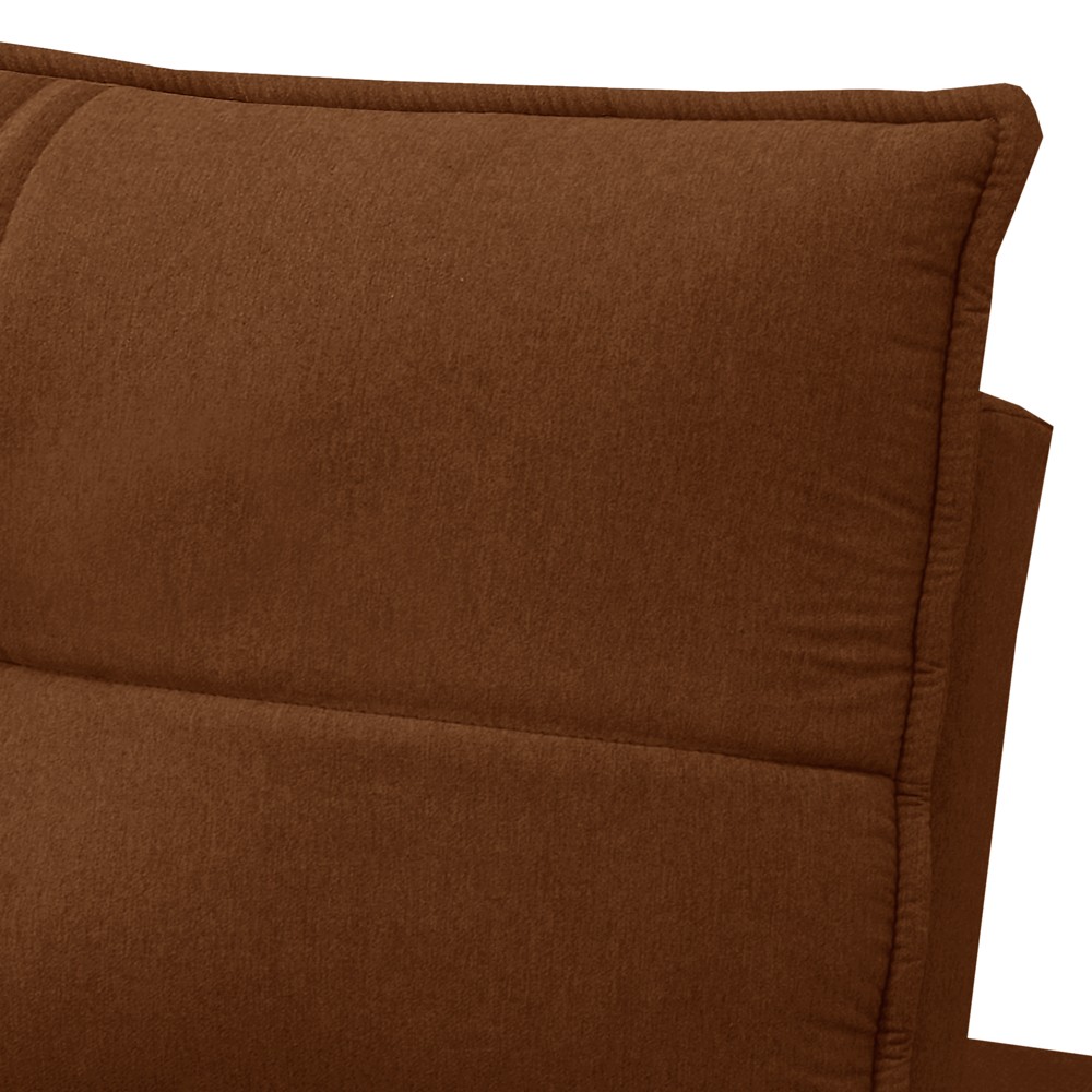 Sofá Retrátil Reclinável 3 Lugares 210cm Damy F05 Veludo Terracota - Mpozenato