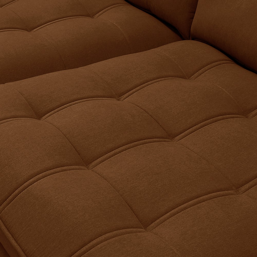 Sofá Retrátil Reclinável 3 Lugares 210cm Damy F05 Veludo Terracota - Mpozenato