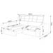 Sofá Retrátil Reclinável 3 Lugares 230cm Damy F05 Veludo Cinza - Mpozenato