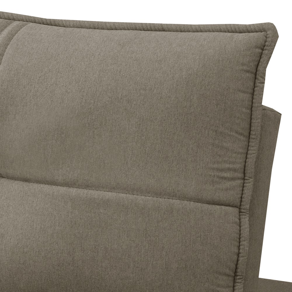 Sofá Retrátil Reclinável 3 Lugares 230cm Damy F05 Veludo Marrom - Mpozenato