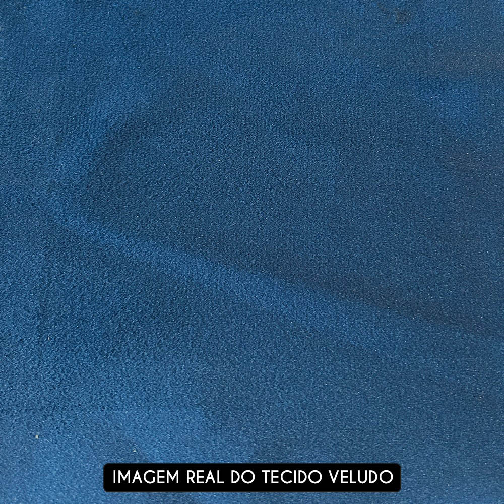 Sofá Retrátil Reclinável 3 Lugares 235cm Roma F05 Veludo Azul - Mpozenato