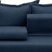 Sofá Retrátil Reclinável 3 Lugares 235cm Roma F05 Veludo Azul - Mpozenato