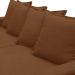 Sofá Retrátil Reclinável 3 Lugares 235cm Roma F05 Veludo Terracota - Mpozenato