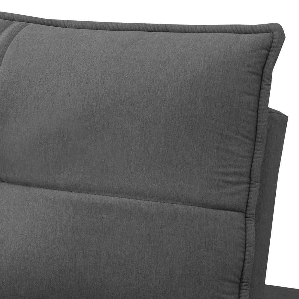 Sofá Retrátil Reclinável 3 Lugares 250cm Damy F05 Veludo Grafite - Mpozenato