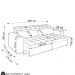 Sofá Retrátil Reclinável 4 Lugares 290cm Vick M22 Suede Bege - Mpozenato