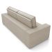 Sofá Retrátil Reclinável 4 Lugares 290cm Vick M22 Suede Bege - Mpozenato