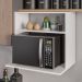 Suporte Micro-Ondas Forno Armário Aéreo 60cm 1 Prateleira Aura M24 Branco - Mpozenato