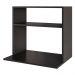 Suporte Micro-Ondas Forno Armário Aéreo 60cm 1 Prateleira Aura M24 Preto - Mpozenato