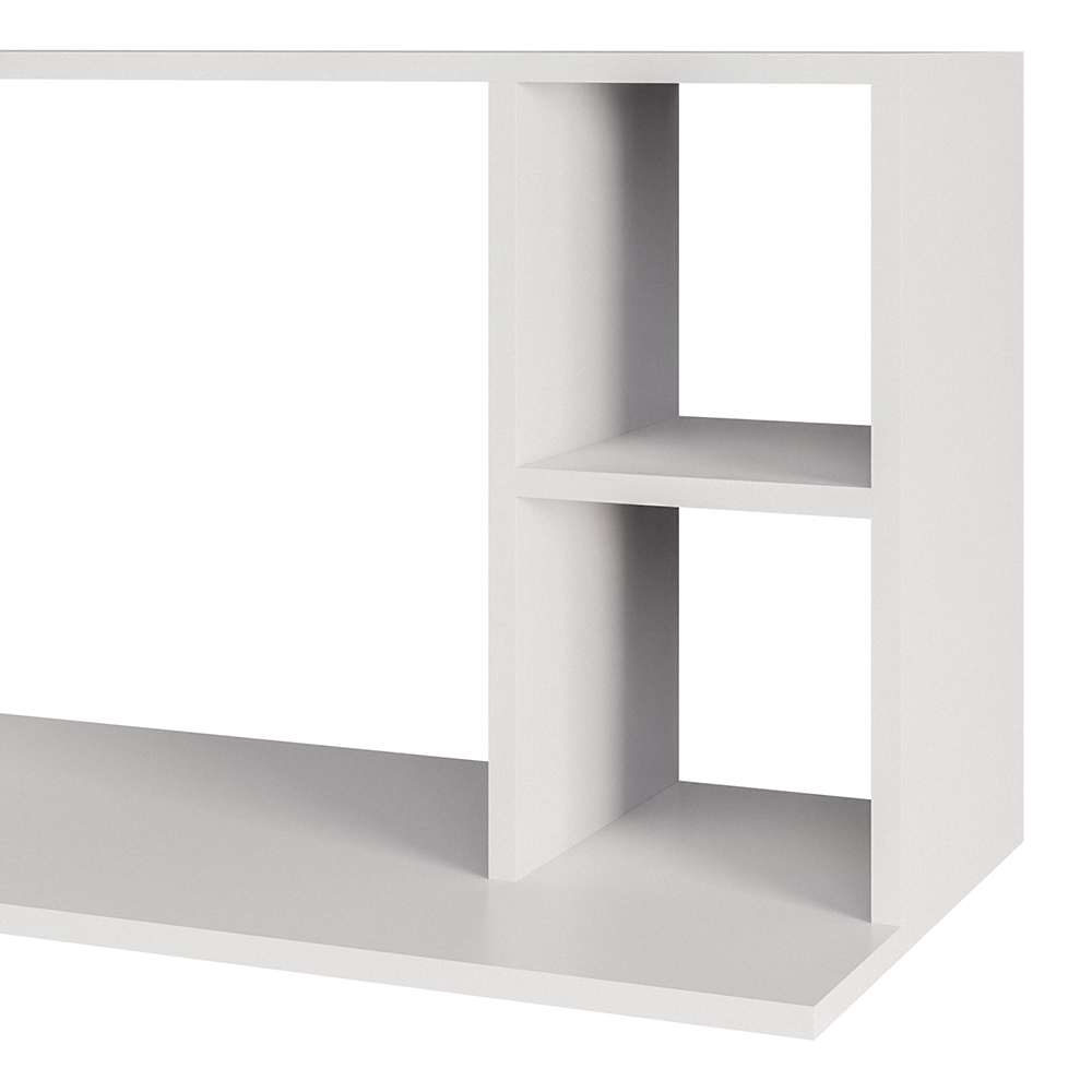 Suporte Micro-Ondas Forno Armário Aéreo 80cm 2 Prateleiras Maya M24 Branco - Mpozenato