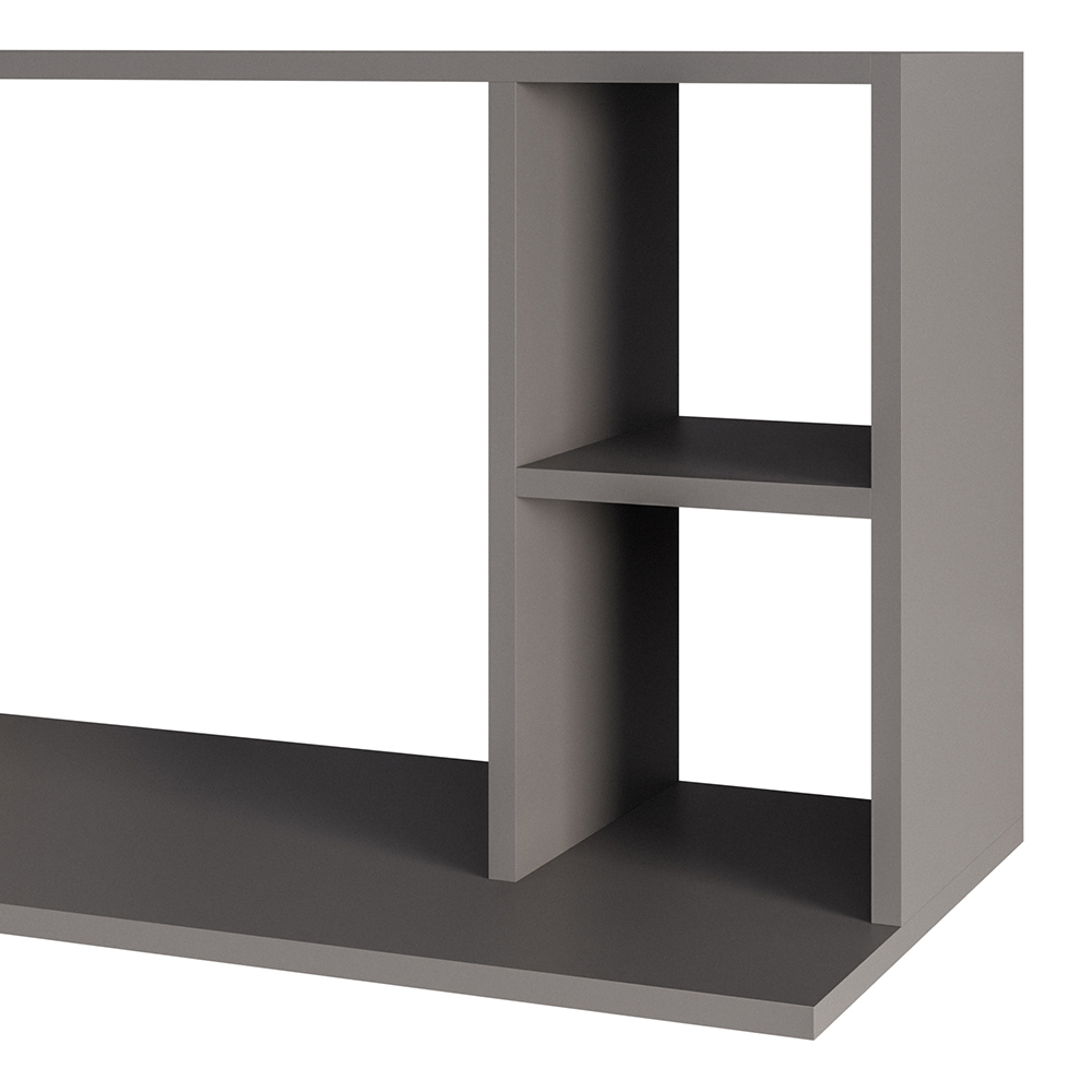 Suporte Micro-Ondas Forno Armário Aéreo 80cm 2 Prateleiras Maya M24 Grafite - Mpozenato