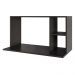 Suporte Micro-Ondas Forno Armário Aéreo 80cm 2 Prateleiras Maya M24 Preto - Mpozenato