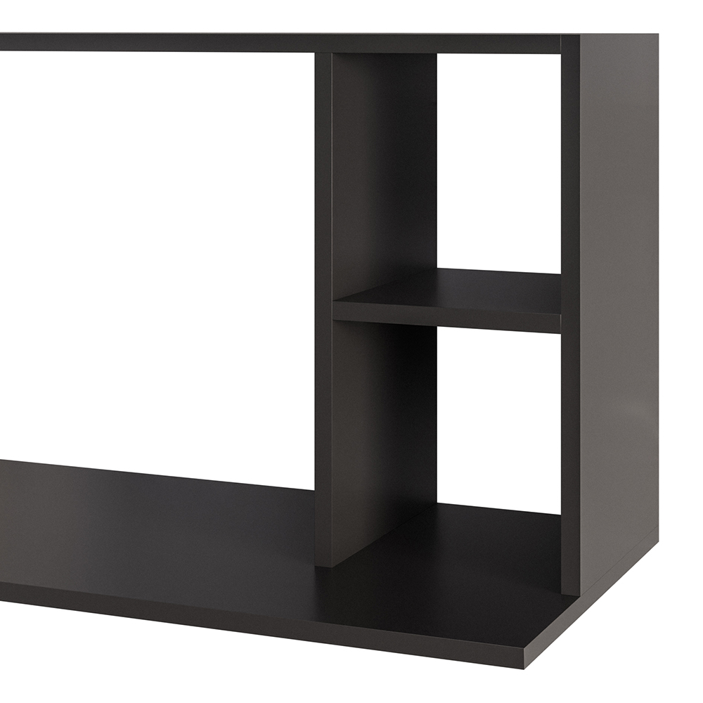 Suporte Micro-Ondas Forno Armário Aéreo 80cm 2 Prateleiras Maya M24 Preto - Mpozenato