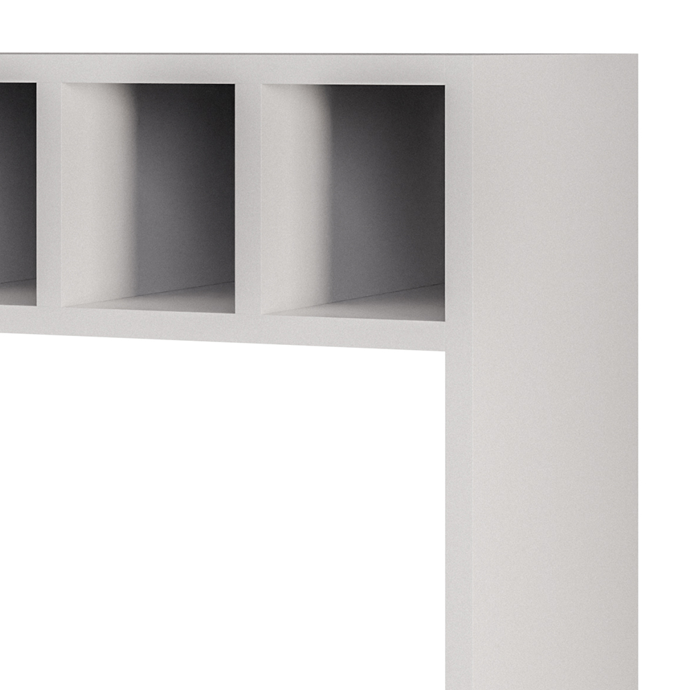 Suporte Micro-Ondas Forno Armário Aéreo com Adega 60cm Lótus M24 Branco - Mpozenato