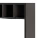 Suporte Micro-Ondas Forno Armário Aéreo com Adega 60cm Lótus M24 Preto - Mpozenato