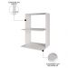 Suporte Micro-Ondas e Forno Armário Aéreo 60cm Turim M24 Branco - Mpozenato