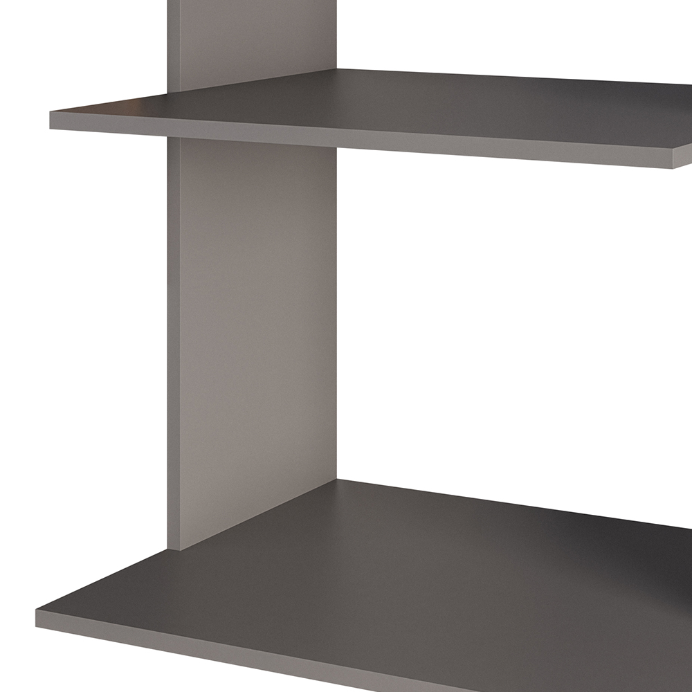 Suporte Micro-Ondas e Forno Armário Aéreo 60cm Turim M24 Grafite - Mpozenato
