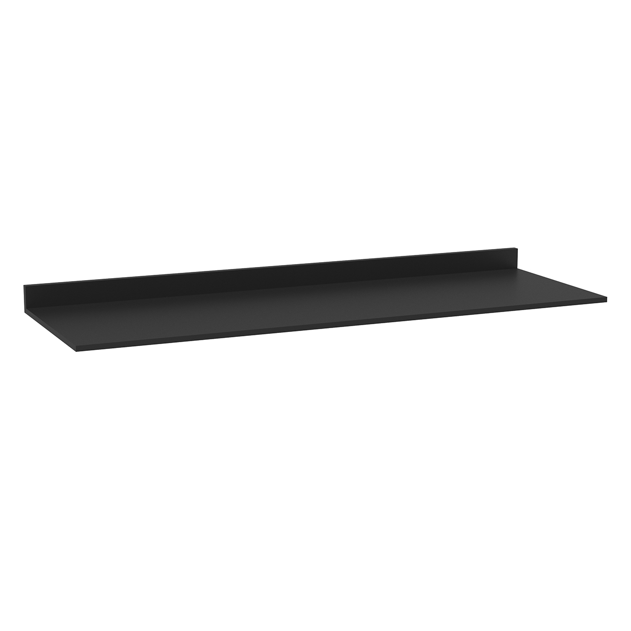 Tampo Para Balcão de Cozinha 148cm MDP Z34 Preto            - Mpozenato
