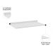 Tampo Para Balcão de Cozinha 178cm MDP Z34 Branco           - Mpozenato