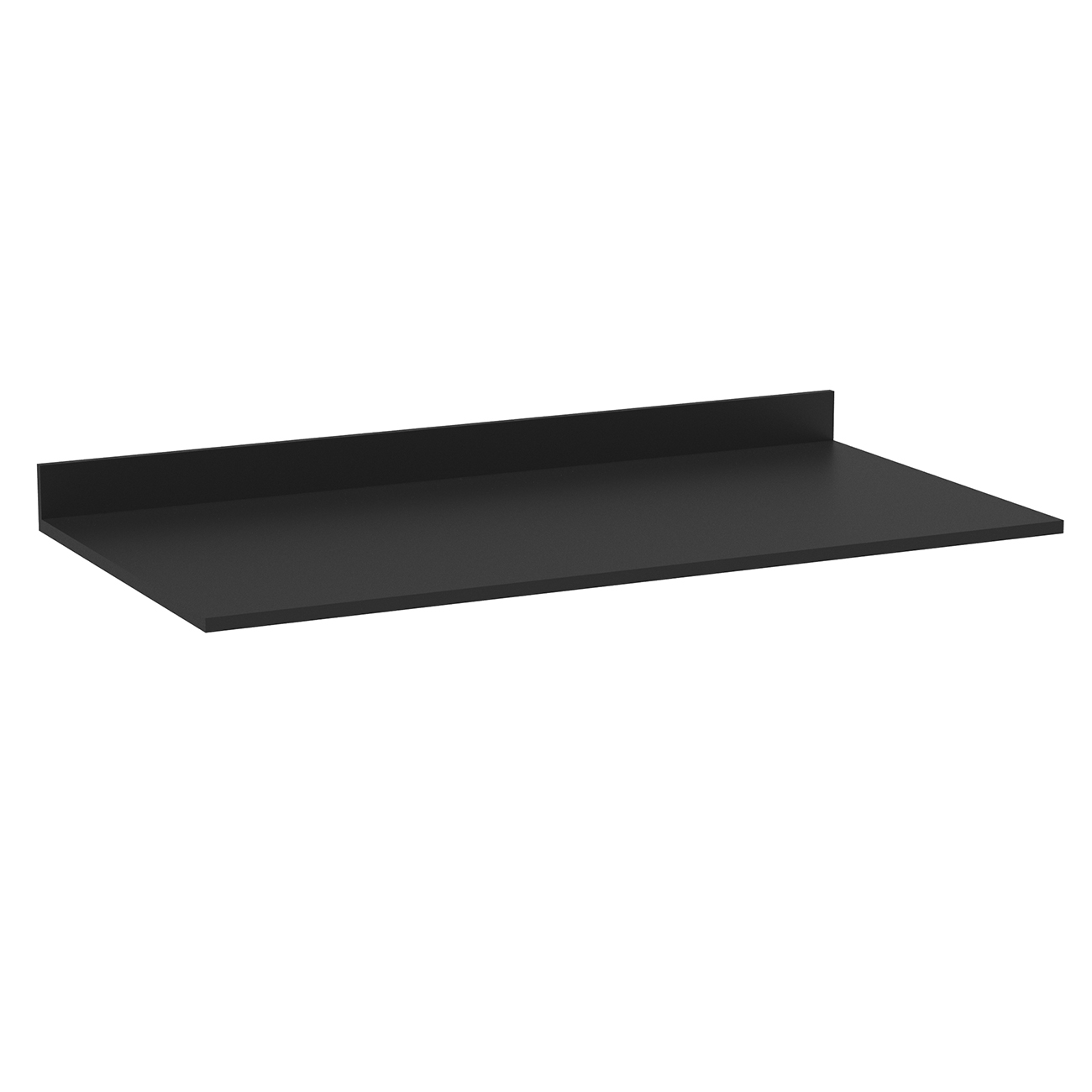 Tampo Para Balcão de Cozinha 98cm MDP Z34 Preto             - Mpozenato