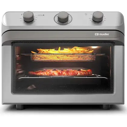 Air Forno Elétrico e Fritadeira Mueller MFB35G 35L Prata 220V