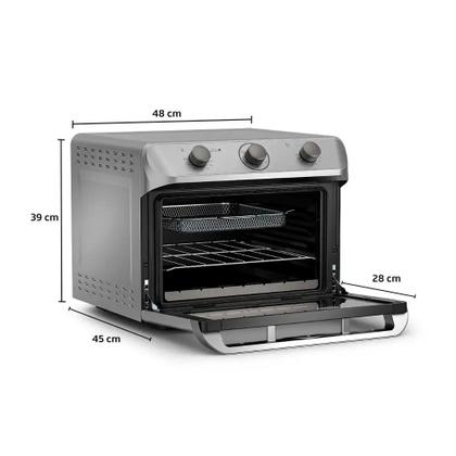 Air Forno Elétrico e Fritadeira Mueller MFB35G 35L Prata 220V