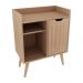 Adega Bar 60cm com 1 Porta Multimóveis CR50064 Amêndoa