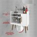 Adega Bar com 1 Porta Retrô 70,4cm Multimóveis CR50106 Branco